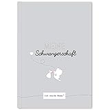 CUPCAKES & KISSES® Schwangerschaftstagebuch I Tagebuch für die Schwangerschaft zum eintragen I Tolles Geschenk für Schwangere und werdende Mütter