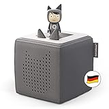 Toniebox Starterset anthrazit grau: Toniebox + Kreativ-Tonie - Der tragbare Lautsprecher für Tonies Hörfiguren und Kreativ Tonies - Für Kinder ab 3 Jahren - DEUTSCH