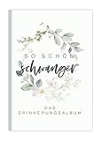 Schwangerschaftstagebuch I Tagebuch für die Schwangerschaft zum eintragen I Meine Schwangerschaft Geschenke I Buch Schwangerschaft I Geschenk zur Schwangerschaft