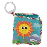 Lamaze Baby Spielzeug 'Entdeckungsbuch' Clip & Go, Hochwertiges Kleinkindspielzeug, Baby Buch Anhänger zur Stärkung der Eltern-Kind-Beziehung, ab 0 Monaten, Babybuch, Geschenke zur Geburt