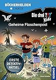 Die drei ??? Kids, Bücherhelden 2. Klasse, Geheime Flaschenpost: Erste Detektivrätsel, Erstleser Kinder ab 7 Jahre