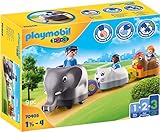 PLAYMOBIL 1.2.3 70405 Mein Schiebetierzug, Ab 1,5 bis 4 Jahre