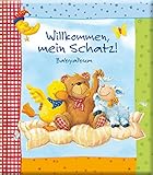 Willkommen, mein Schatz! Babyalbum: Eintragbuch für die wichtigsten Ereignisse mit viel Platz für Fotos, Geschenk zur Geburt