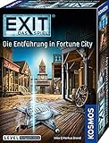 KOSMOS 680497 EXIT Das Spiel - Die Entführung in Fortune City, Level: Fortgeschrittene, Escape Room Spiel, für 1 bis 4 Spieler ab 12 Jahre, einmaliges Event-Spiel, spannendes Gesellschaftsspiel