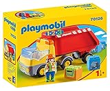 PLAYMOBIL 1.2.3 - 70126 Kipplaster mit Bauarbeiter, ab 1,5 Jahren