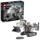 LEGO 42100 Technic Control+ Liebherr Bagger R9800, Ferngesteuerter Bagger, RC Fahrzeug, Spielzeug für Kinder und Erwachsene