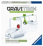 Ravensburger 26116 GraviTrax Erweiterung Seilbahn - Ideales Zubehör für spektakuläre Kugelbahnen, Konstruktionsspielzeug für Kinder ab 8 Jahren