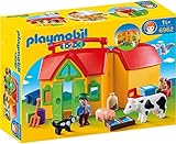 PLAYMOBIL 1.2.3 - 6962 Mein Mitnehm-Bauernhof, ab 1,5 Jahren