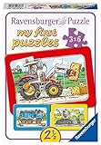 Puzzle ab 2.5 Jahren - Bagger, Traktor, Kipplader