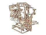 UGEARS 3D Puzzle Kugelbahn aus Holz - Murmel-Kettenbahn - DIY Spielset - Holzmurmelbahn - Modellbausatz für Erwachsene - Kugelbahn aus Holz - Kinetische Skulptur 3D Holzpuzzle - Konstruktionsspielzeug