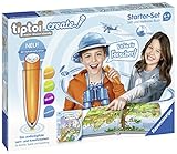 Ravensburger tiptoi CREATE Starter-Set 00805: Stift und Weltreise-Buch - Kreativ-Buch für Kinder ab 6 Jahren, mit Aufnahmefunktion